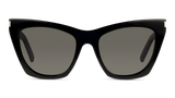 Saint Laurent Katie SL 214 Sunglasses (001 Black)
