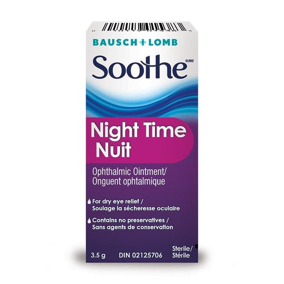 Bausch & Lomb Soothe® Night Time Eye Drops