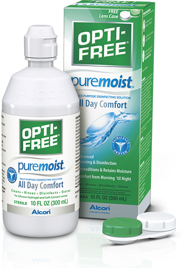 Alcon Opti-Free Puremoist Contact Lens Solution