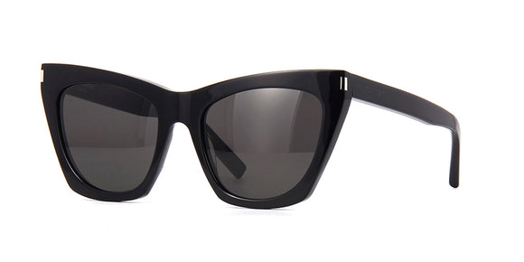 Saint Laurent Katie SL 214 Sunglasses (001 Black)